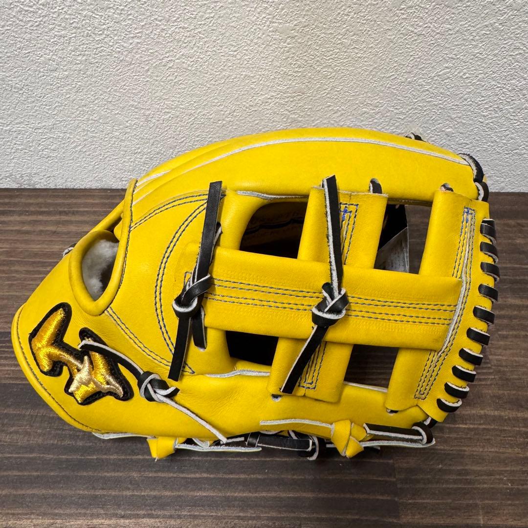 新品未使用品　ワールドペガサス　硬式用グローブ右投用/イエロー