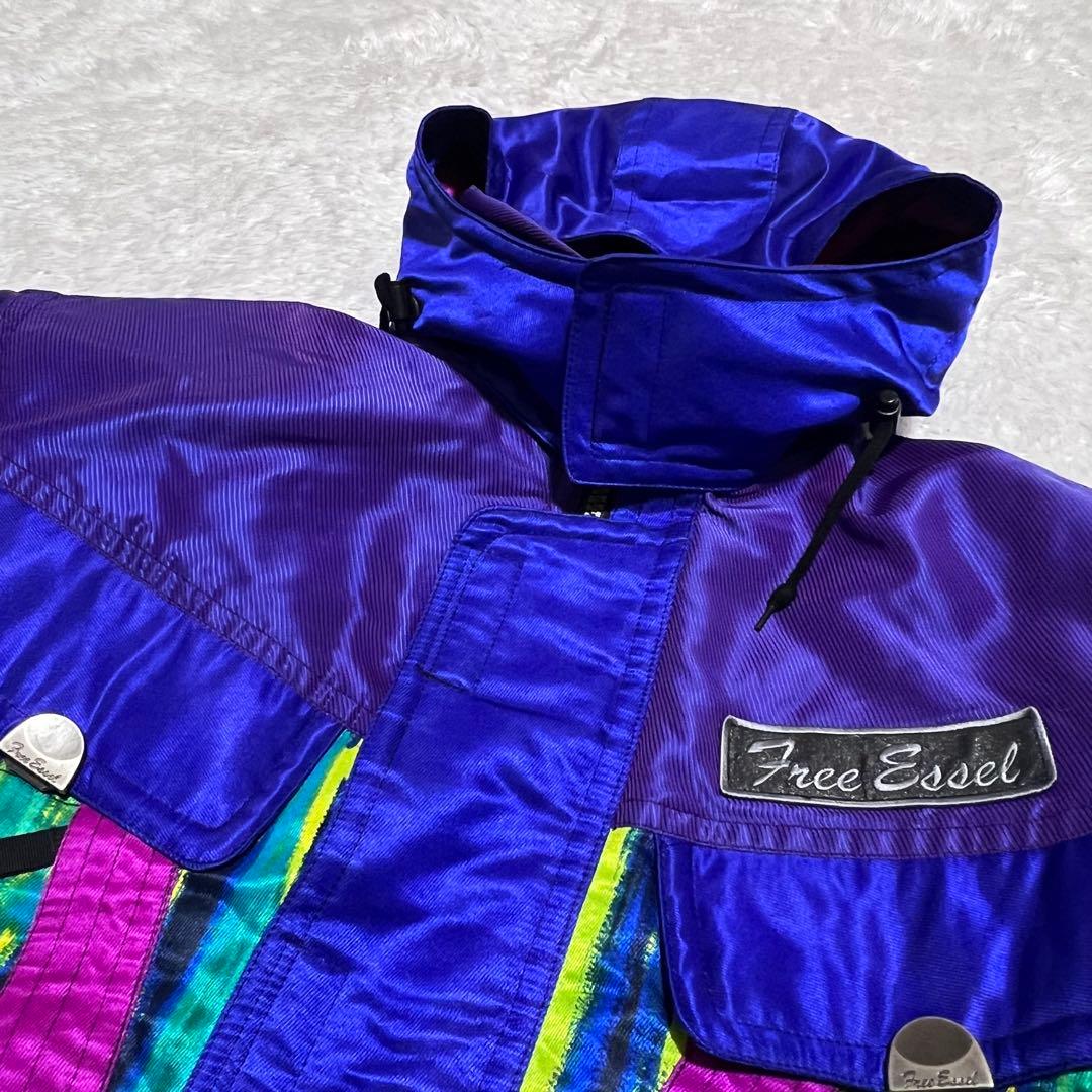 ヴィンテージ スキーウェア　セットアップ　スノーウェア　Lサイズ