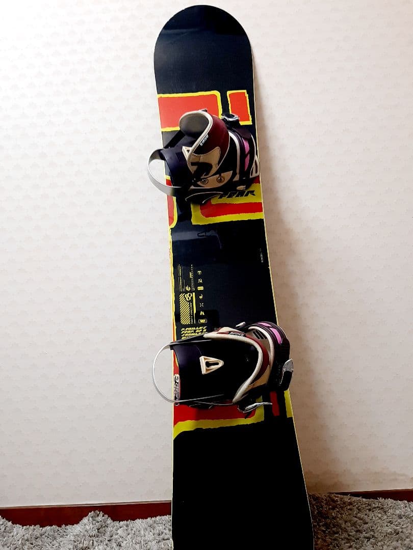 スノーボードセット　BLACK&yellow