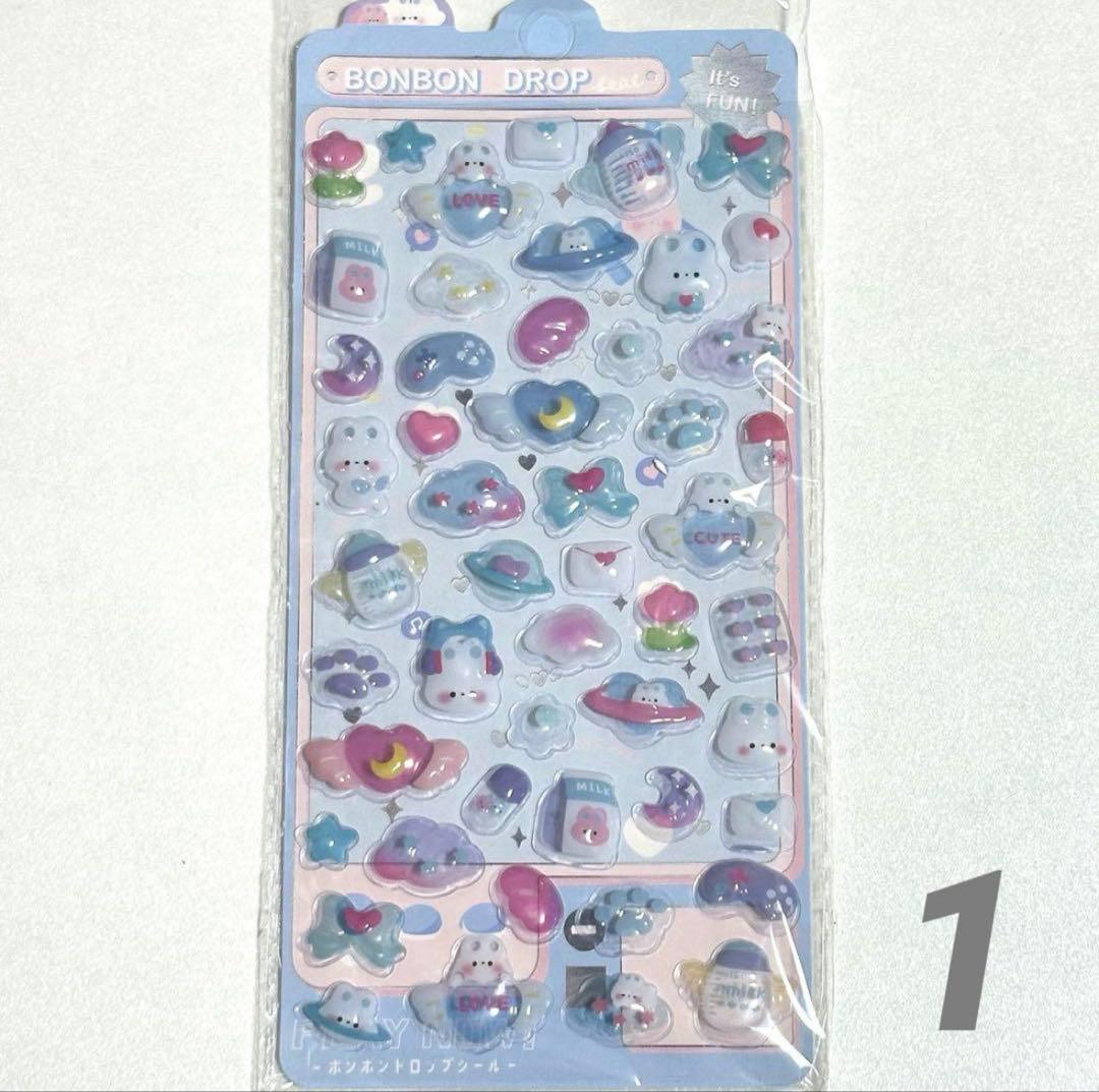 最安⭐️シール帳 A7透明 クリアバインダー シールリフィル 台紙10 パープル紫