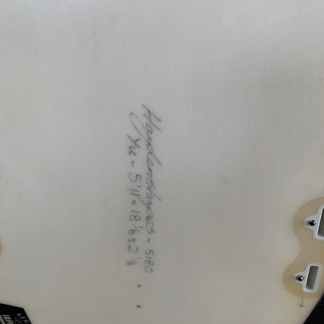 【美品】HSサーフボード 5′11