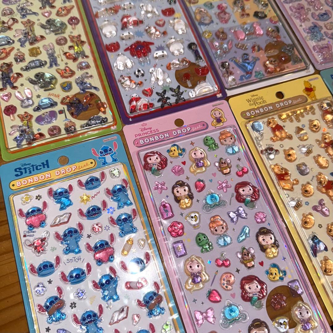 【正規品】ボンボンドロップシール　ディズニー　第二弾　フルセット