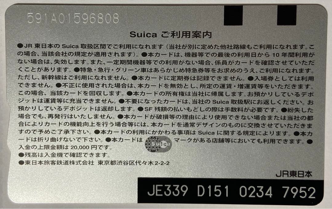 東京駅100周年記念Suica