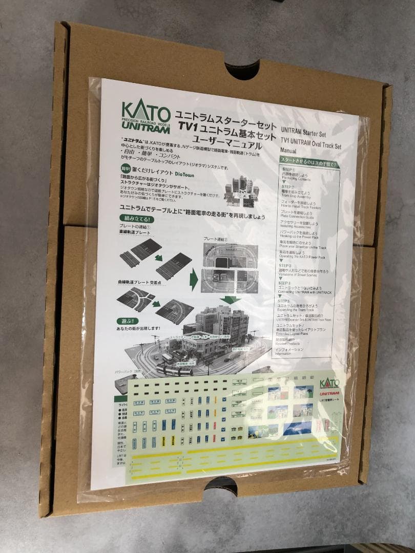 KATO Nゲージ TV1 ユニトラム基本セット 40-811 未使用