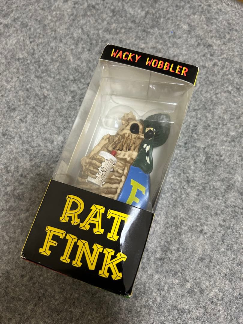 ⭐️[希少カラー]新品未使用‼️ラットフィンクボビングヘッドフィギュア骸骨モデル