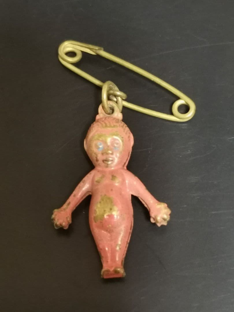 キューピー　メタル製チャーム　1930年代製