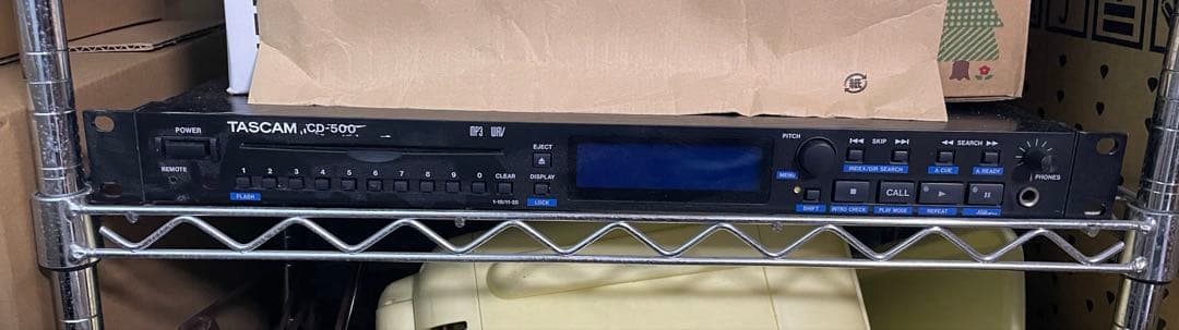 TASCAM CD-500 CDデッキ（電源付）　動作未確認　【金額要相談】