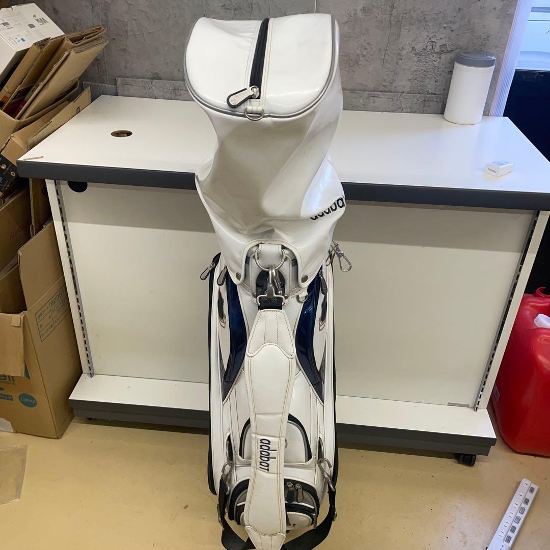 キャディバッグ　アダバット　3点式ショルダーベルト　高級　ゴルフバッグ