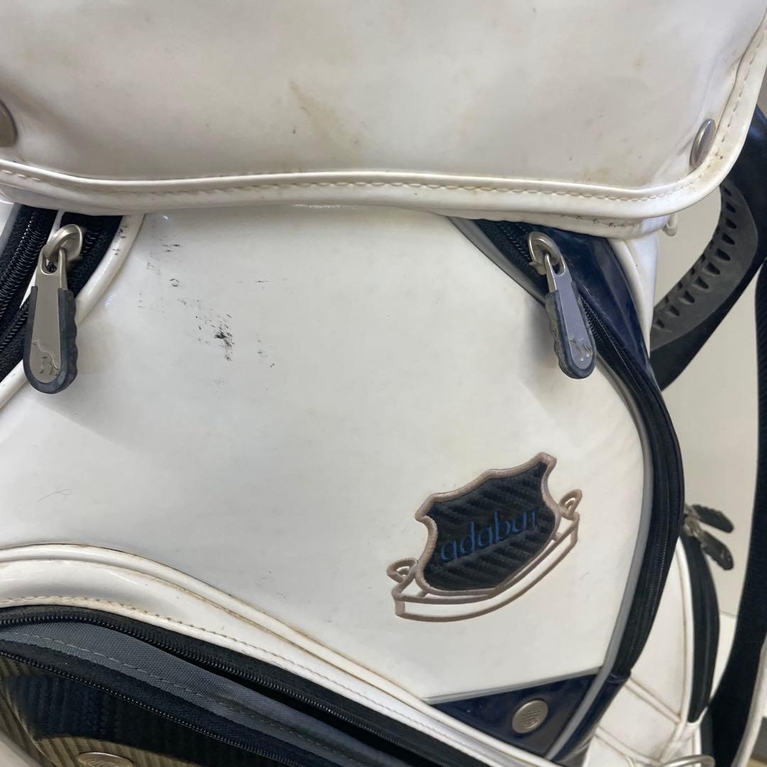 キャディバッグ　アダバット　3点式ショルダーベルト　高級　ゴルフバッグ