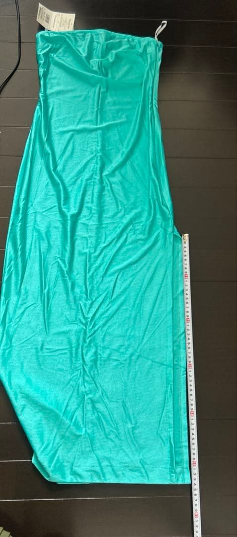 フラダンス　ドレス　マウナロア　ワンピース エメラルドグリーン　1004