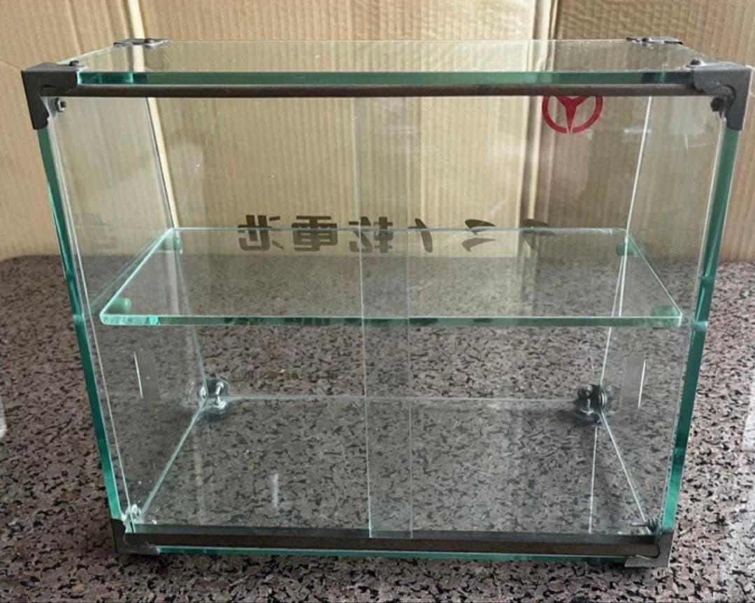 珍品！！昭和30年代頃のラミナ乾電池のアンティークガラスケース、旧 :東洋乾電池