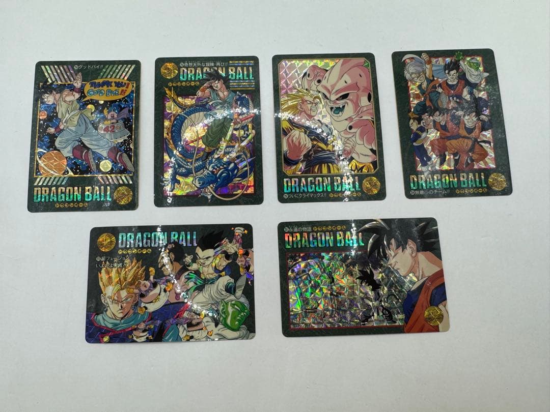 ドラゴンボール　カードダス　ビジュアルアドベンチャー　1995 6枚　レアセット