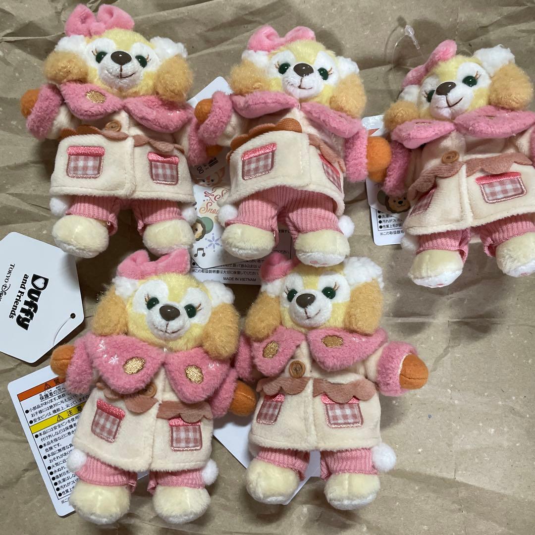 ディズニー　リゾート　クッキーアン　ぬいぐるみバッジ