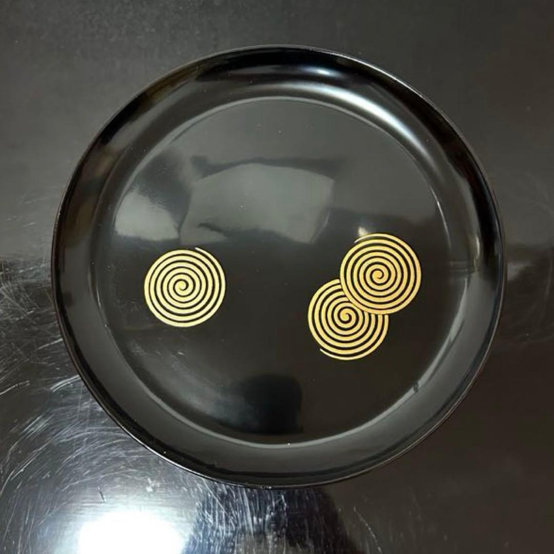 淡々斎好写渦蒔絵高杯　茶道具懐石鵬雲斎坐忘斎即中斎而妙斎棗水指茶杓水屋茶碗釜