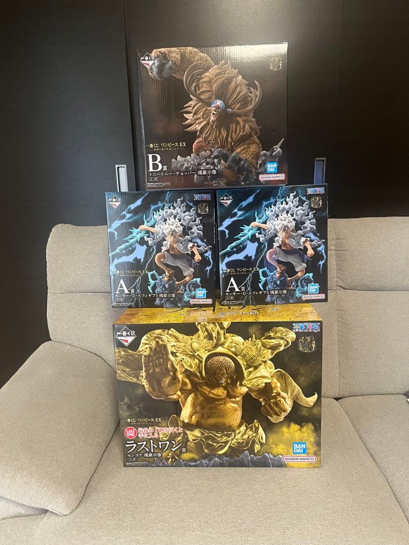 一番くじ ワンピース EX 悪魔を宿す者達 フィギュアA賞 2つ、B賞ラストワン