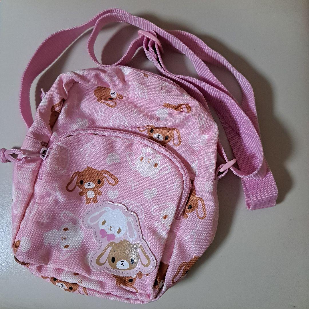 シューズバニーズ ミニショルダーとペットボトルケースとクッションカバー折り畳み傘