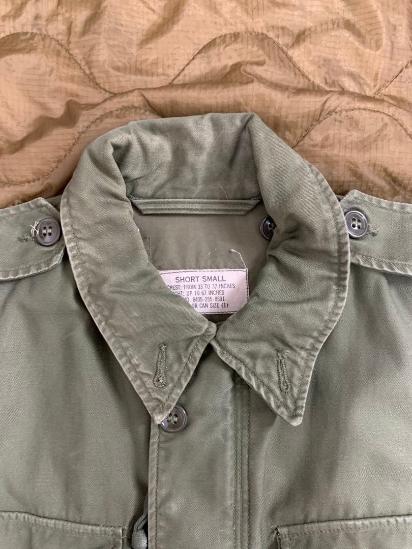 米軍実物　M-51 フィールドジャケットcrownジッパー S-S アメリカ軍