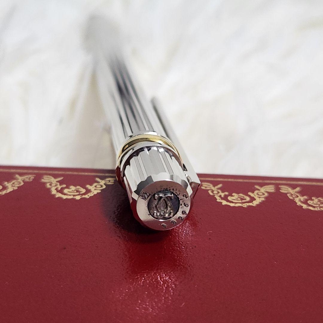 【極美品】Cartier must de Cartier ボールペン シルバー