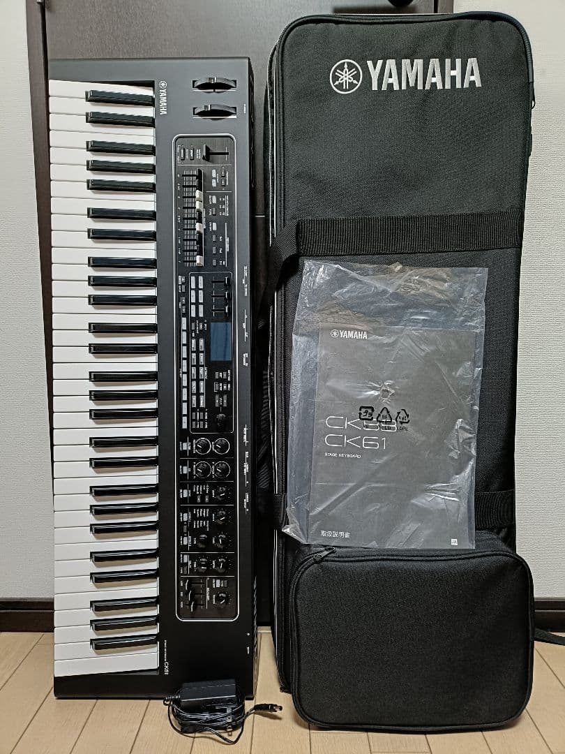 Yamaha CK61 ステージキーボード 純正ソフトケース付 中古美品