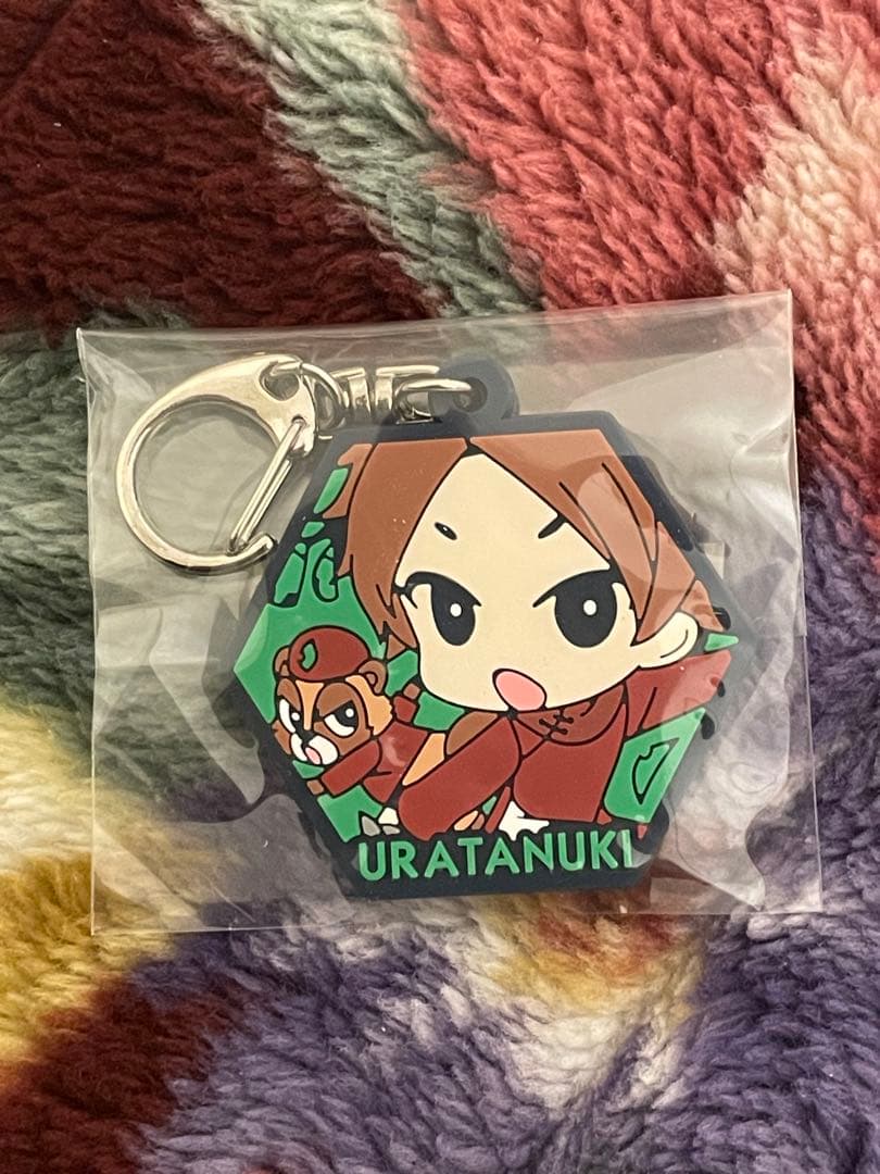 うらたぬき　ラバーキーホルダー