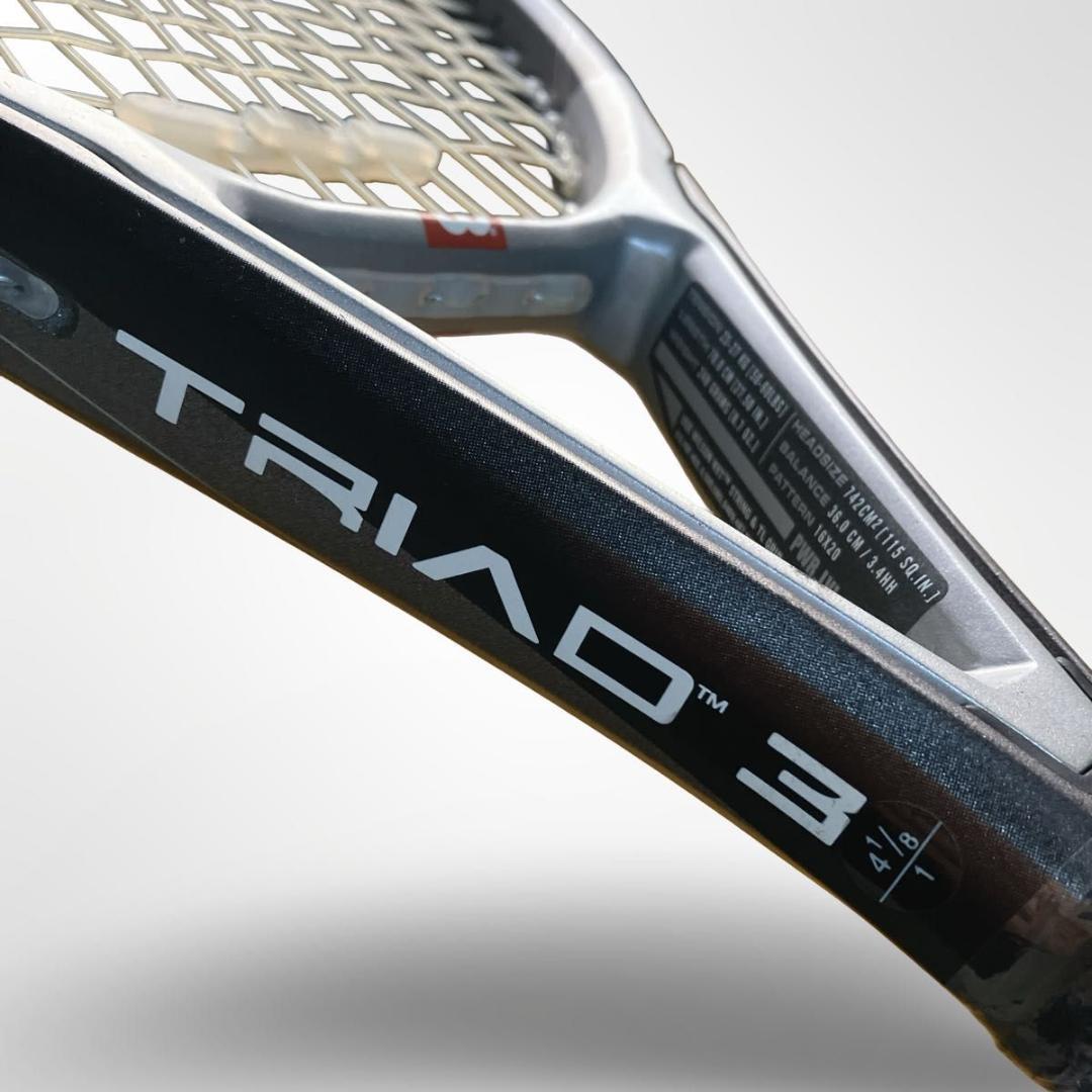 【美品】Wilson TRIAD 3 G1 テニスの王子様 丸井ブン太 デカラケ
