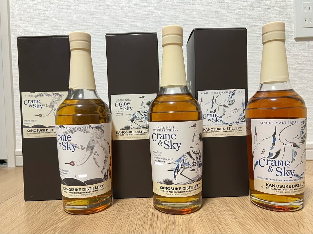 ウイスキートーク福岡プライベートボトル　嘉之助　Crane&sky