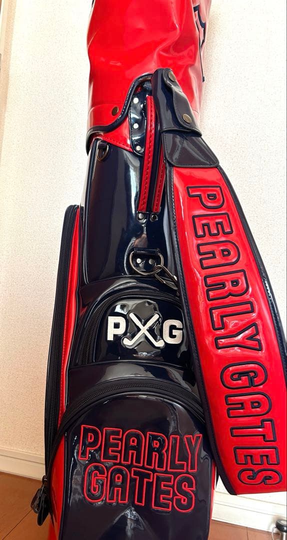 PEARLY GATES キャディバッグ オレンジ