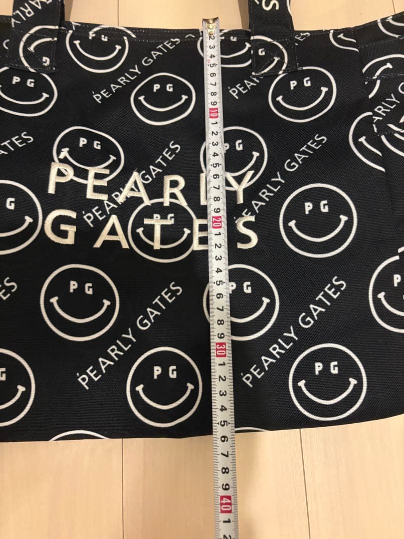 美品‼️PEARLY GATES スマイル柄 ロッカートートバッグ 大容量！！