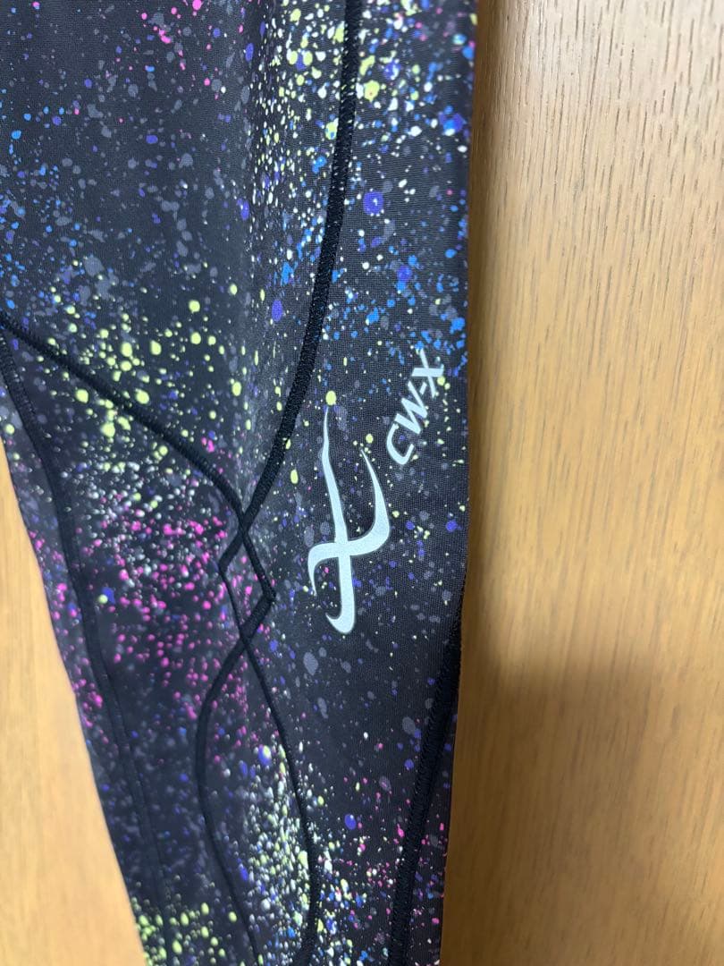 CW-X カラフルスプラッター スポーツタイツ