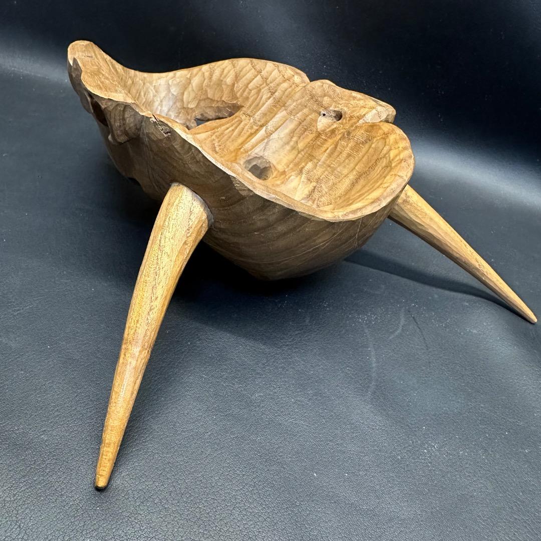 ♡Fb左1023 般若面 木彫 木製 極上木目 在銘 一刀彫 伝統文化