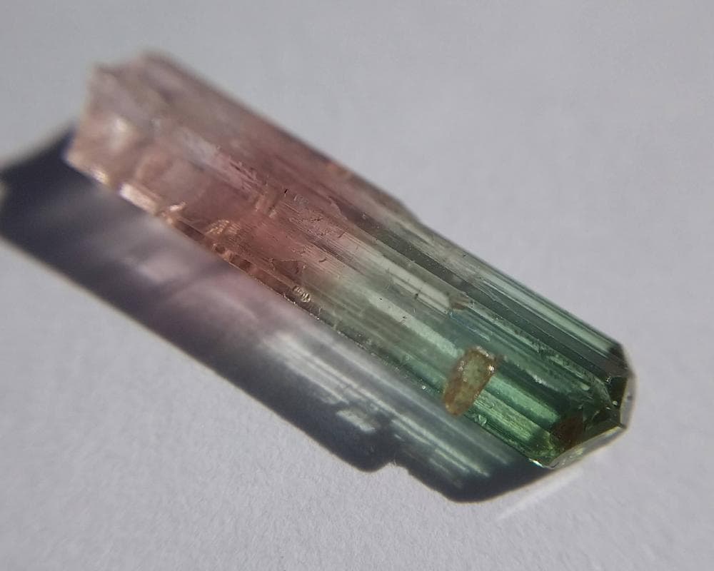 353 バイカラー トルマリン コンゴ産 結晶 原石