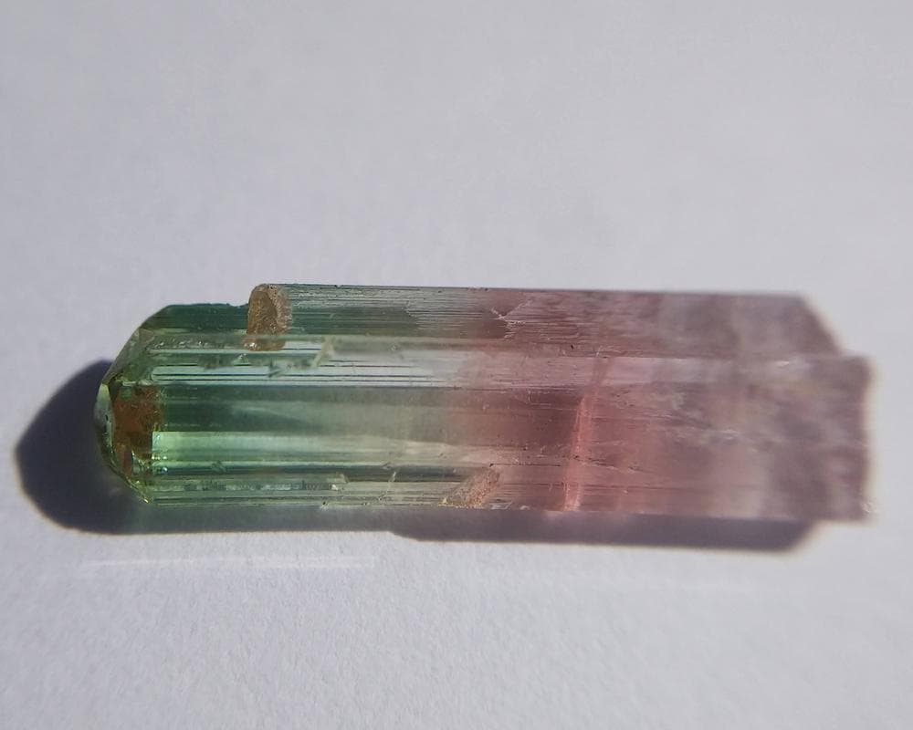 353 バイカラー トルマリン コンゴ産 結晶 原石