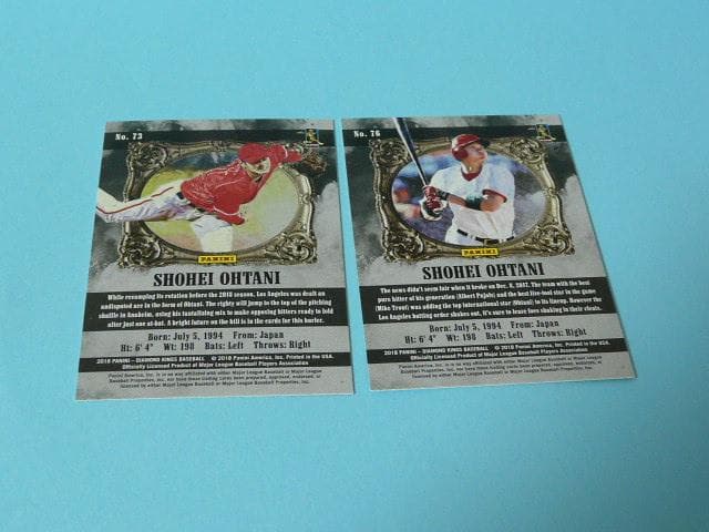 大谷翔平　PANINI No.73　No.76　 エンゼルス
