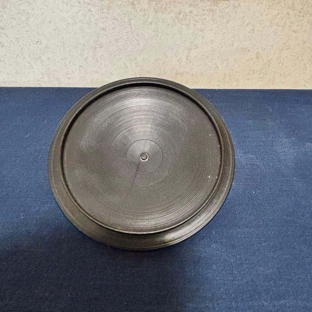 風呂 茶釜 電熱器 唐銅鬼面風炉釜 野々田製電熱器 敷板 茶道具 お点前道具