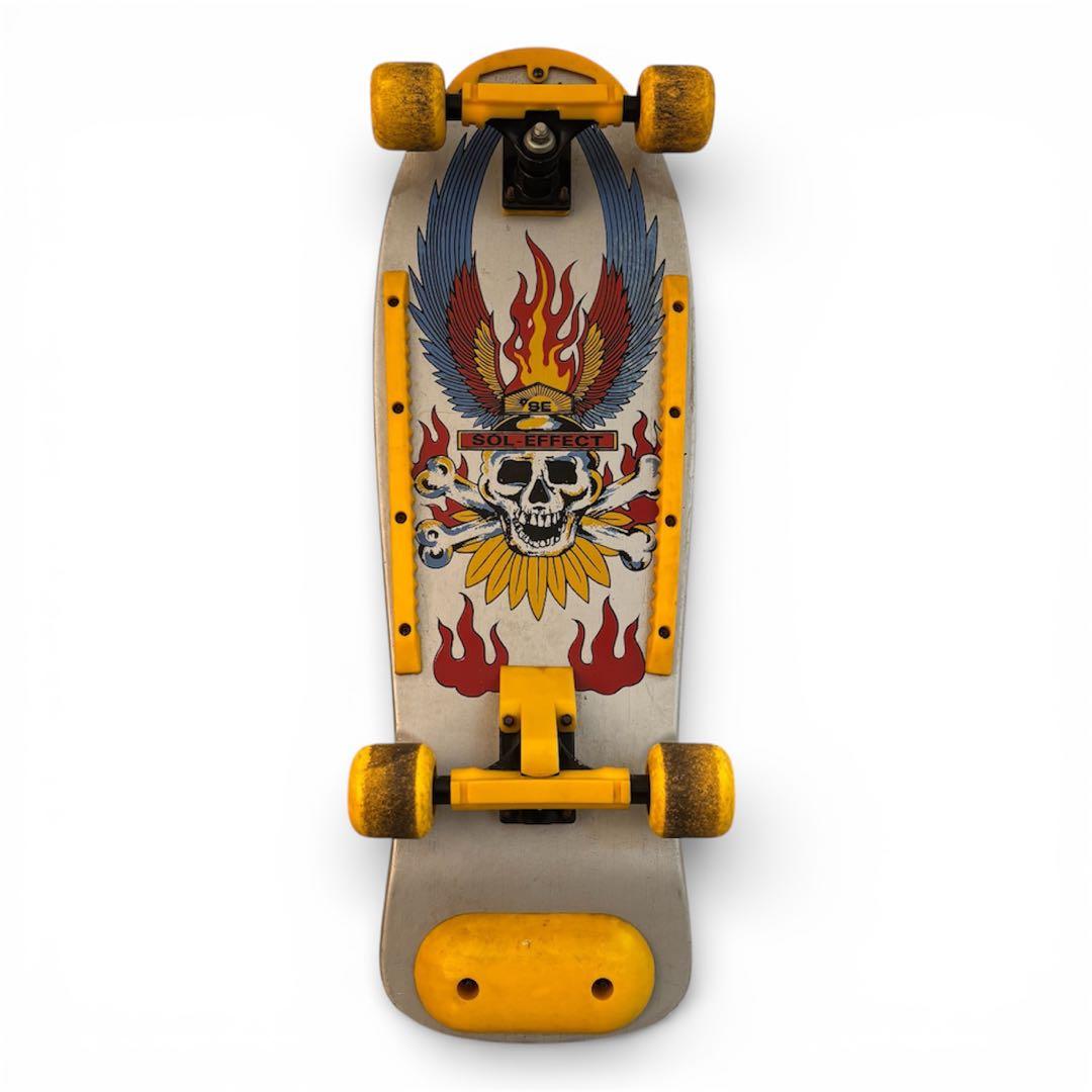 ビンテージ SE SOL-EFFECT スカル スケートボード オールドスクール