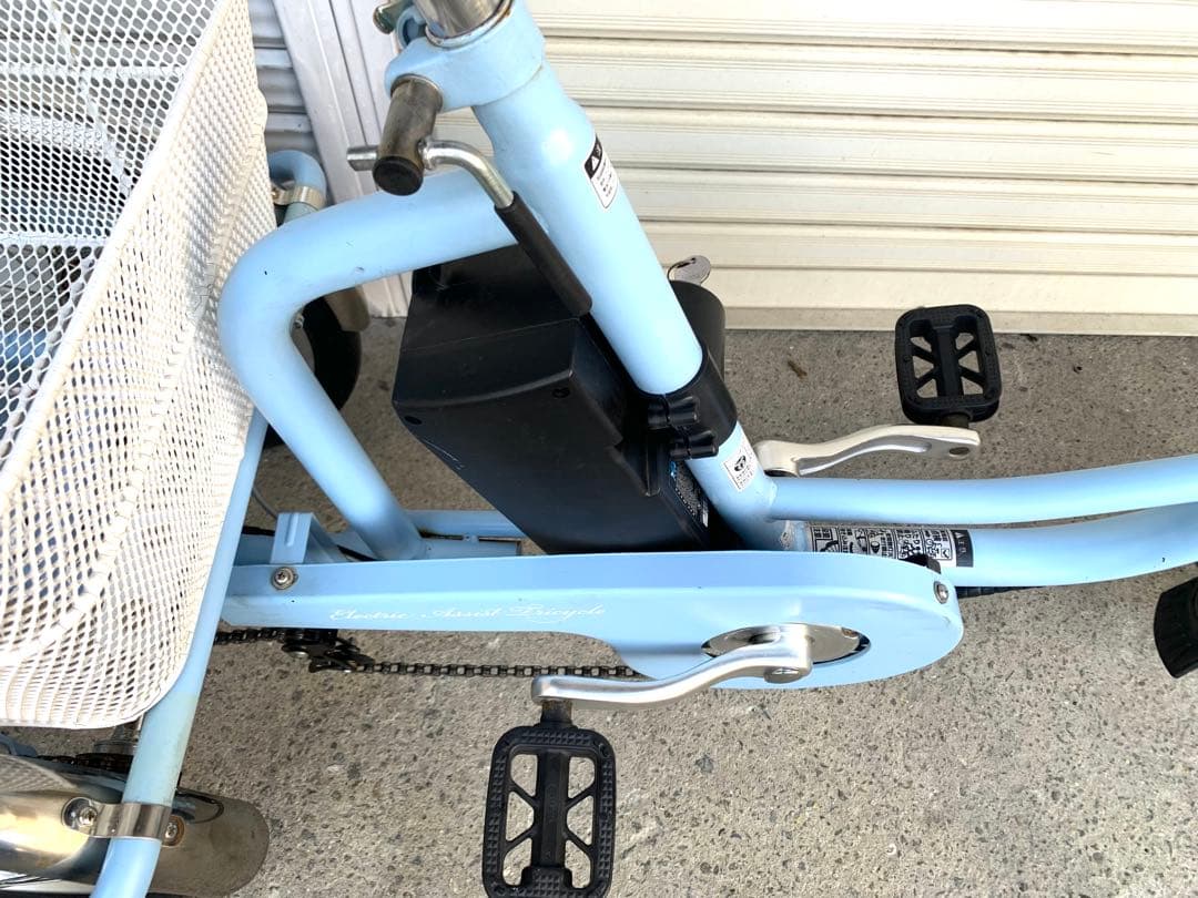 送料無料 AshirakuCharlie電動アシスト三輪自転車 動作確認済