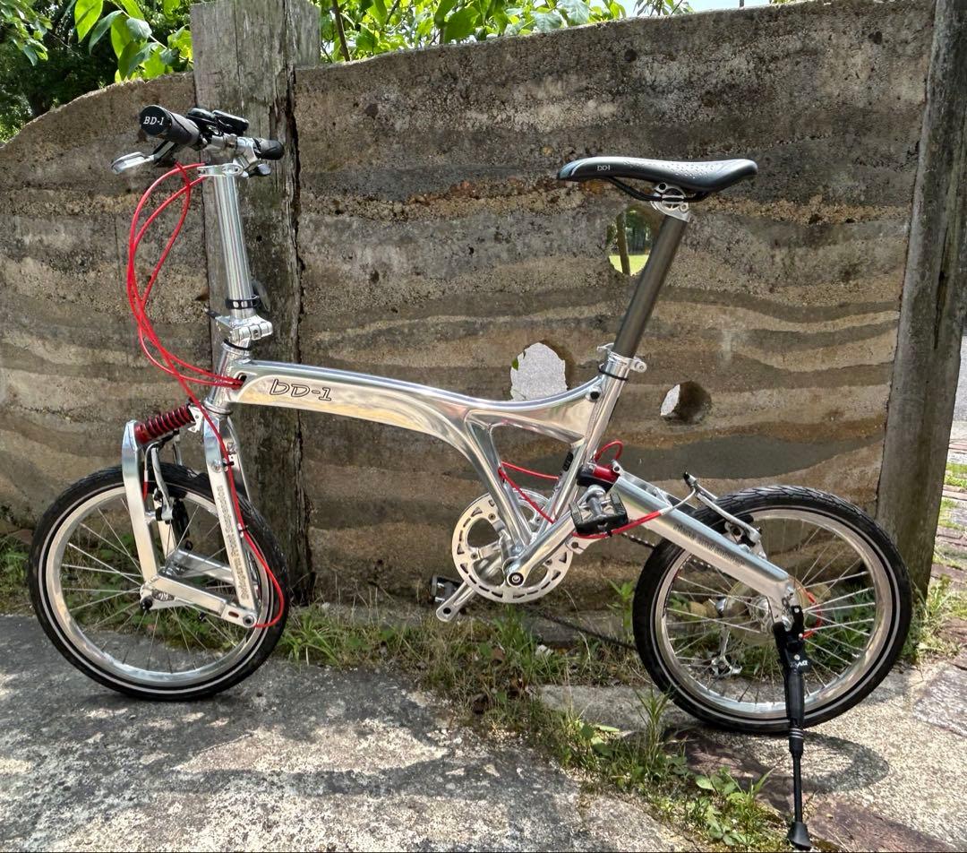 bd-1 HI POLISH ハイポリッシュ9SPEED 折り畳み自転車 18㌅