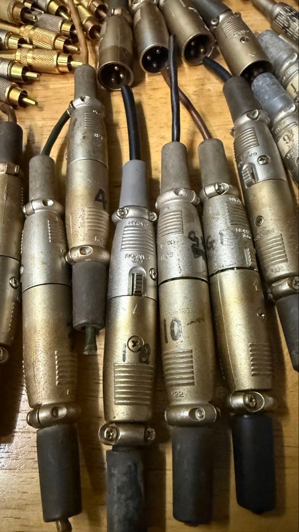 カナレ TRS TS XLR RCA キャノン プラグ