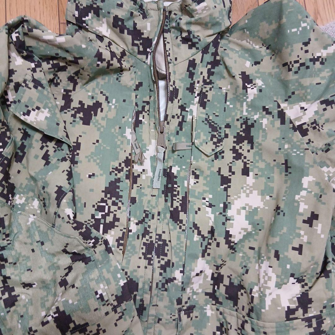 極上！US.NAVY NWU ゴアテックスパーカー　希少S-short