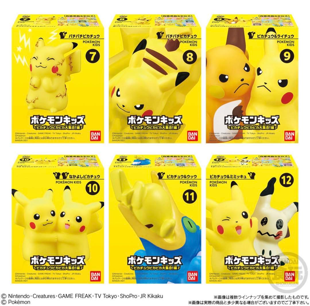 絶版ポケモンキッズ ~ピカチュウピカピカ大集合！編ピカ12種類コンプリートセット