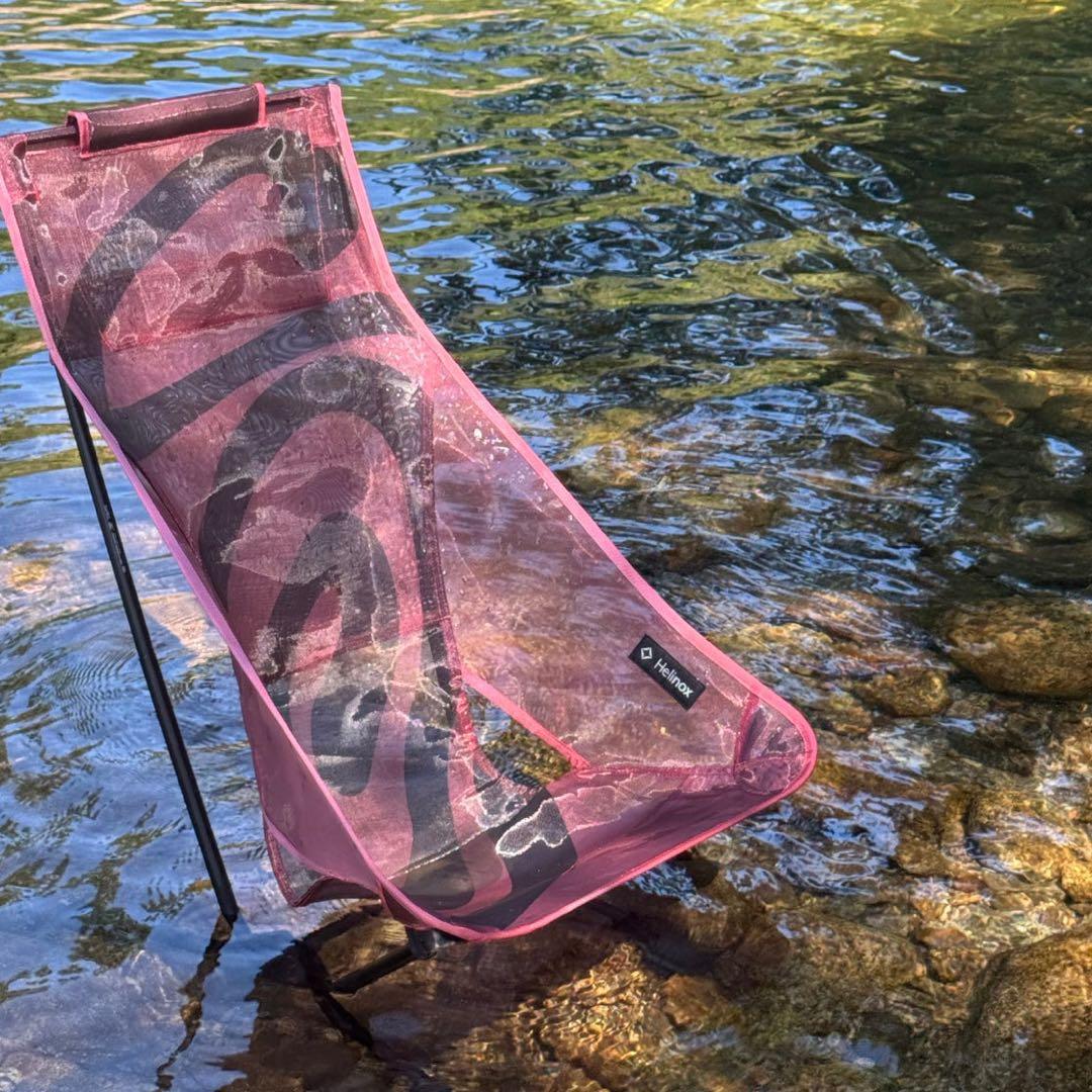 テーブル・チェア・ハンモック Stussy Helinox Swirly S Beach Chair Pink
