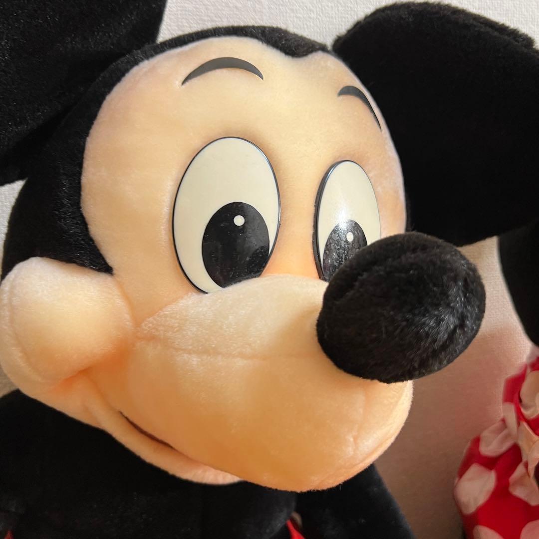 ディズニー　ミッキー&ミニーレトロぬいぐるみ　85cm