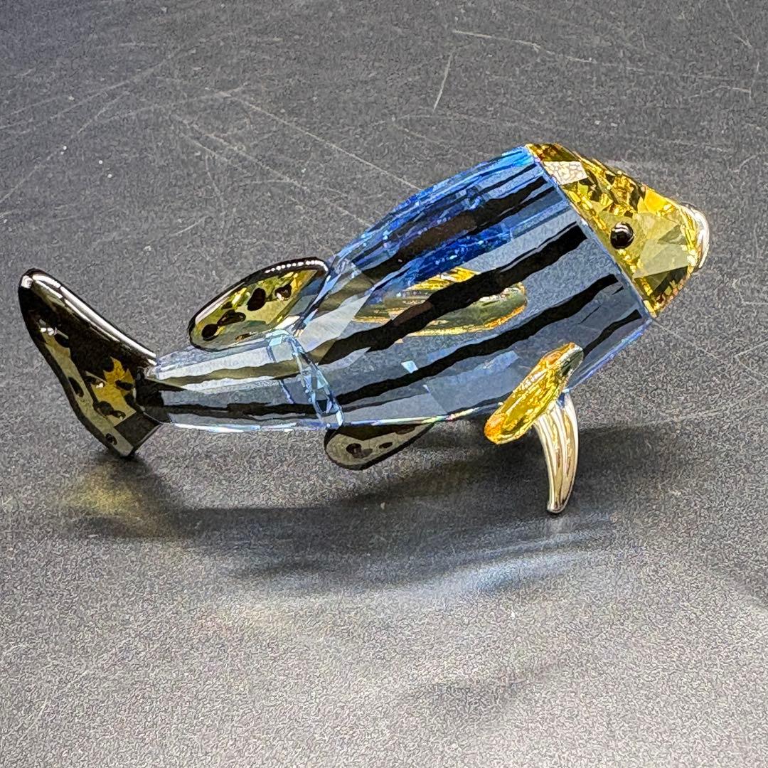箱付き　スワロフスキー　 魚 置物 オブジェ 熱帯魚　no.175
