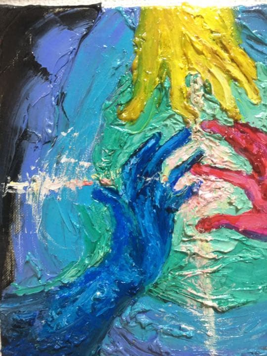 絵　絵画　原画　油絵　雑貨　アート　インテリア　モダン　おしゃれ　会社　企業