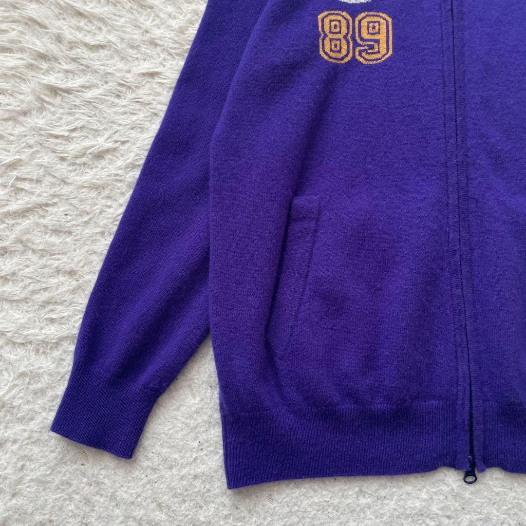 PEARLY GATES カシミヤ100% 長袖　刺繍　パーカー