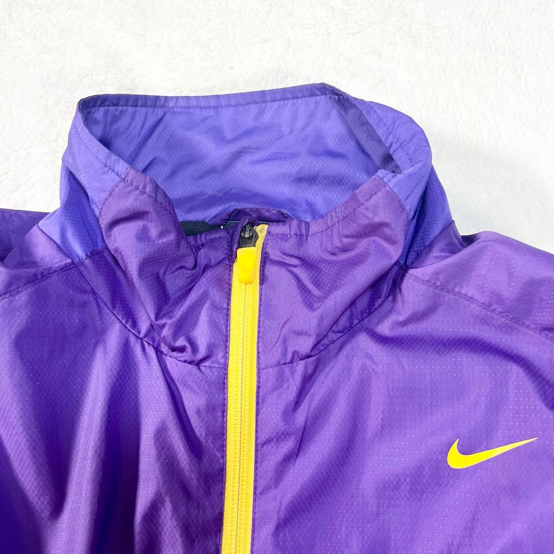 NIKE ナイロンセットアップ パープル&ブラック XL