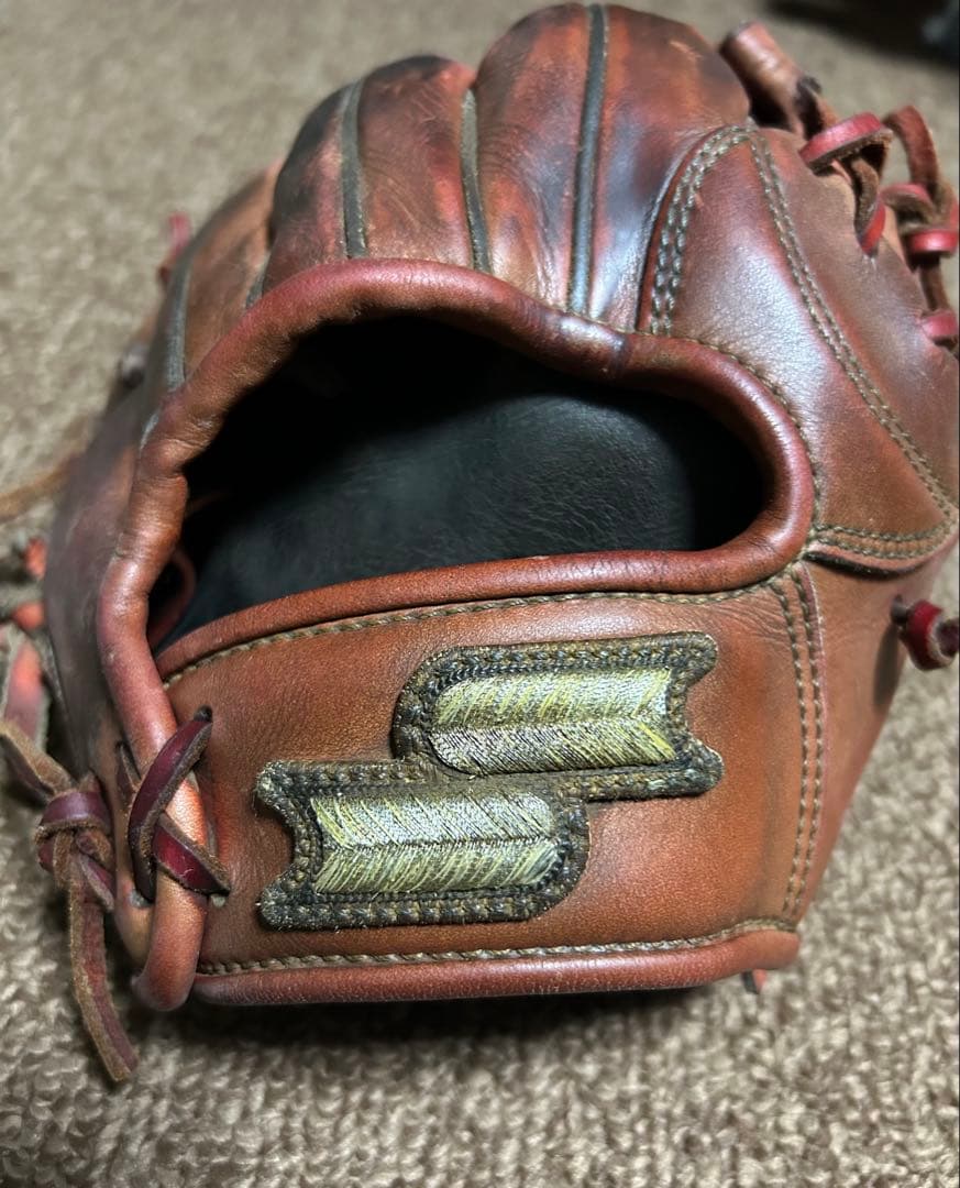 SSK Probrain 硬式用グローブ レッド　赤　エスエスケイ　プロブレイン