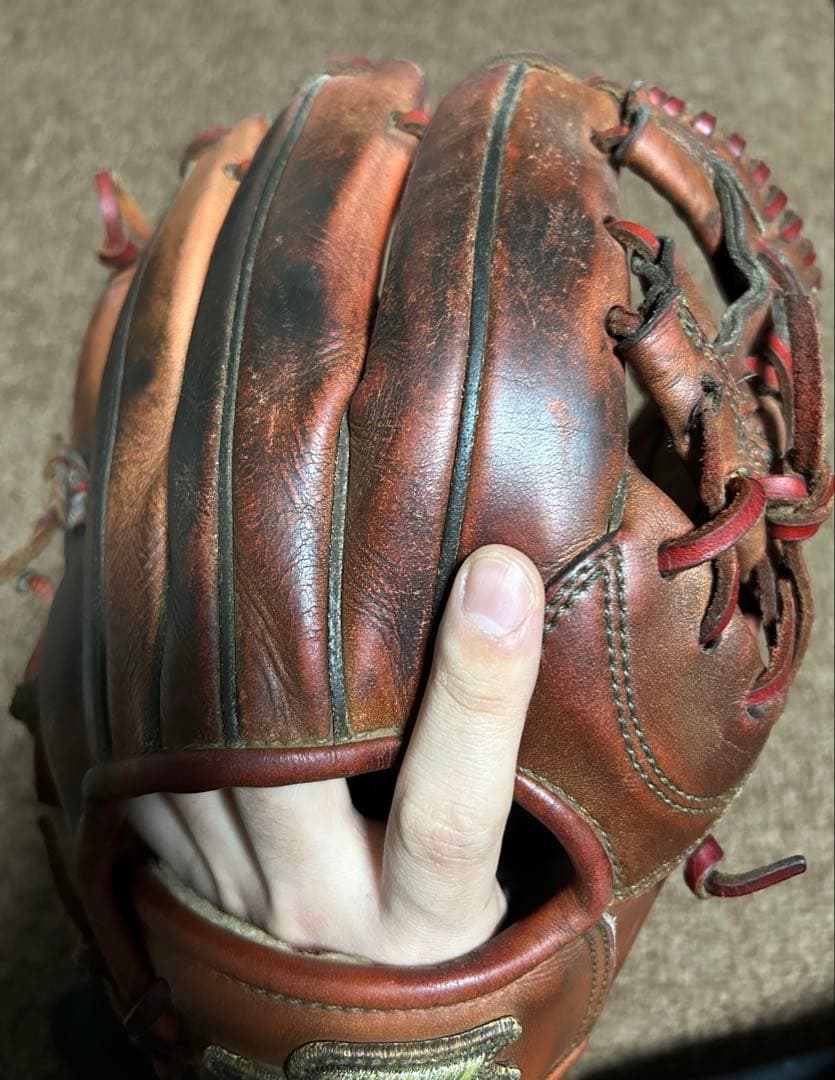 SSK Probrain 硬式用グローブ レッド　赤　エスエスケイ　プロブレイン