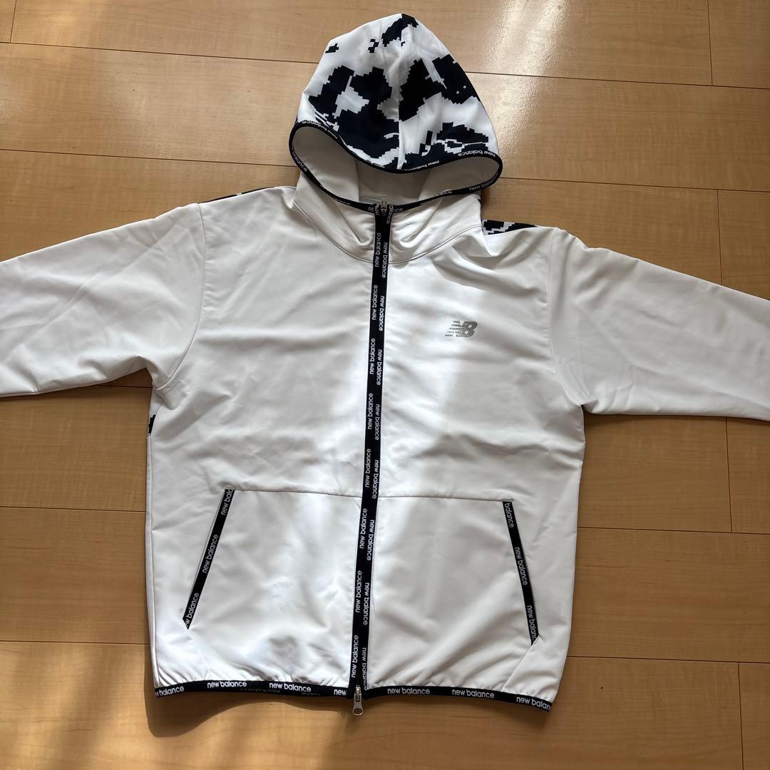 <美品>New Balance golfフード付きジャケットサイズ2
