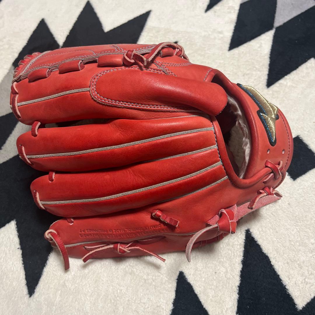 ミズノ Global Elite グローブ レッド